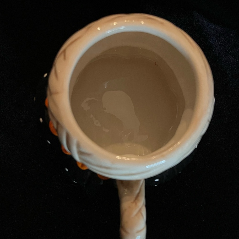 Johanna Parker NEW Spooky Mummy Pumpkin Mug - Cream and Orange - Picture 6 of 6